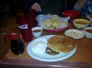 The Pancake Plate, Amaya's Taco Village, Austin TX