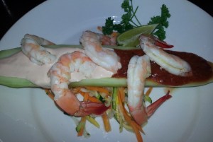 Shrimp Cocktail, Boudro's Texas Bistro, Riverwalk, San Antonio TX