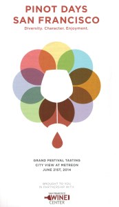 Pinot Days Brochure, San Francisco CA