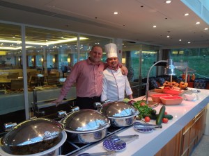 The Aquavita Terrace Buffet on the Regional Buffet night.