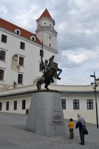 I have no idea who this guy was, but he has pride of place on Castle Hill.