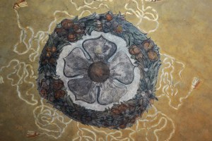 They symbol of the Rosenberg family can be found all over the castle.